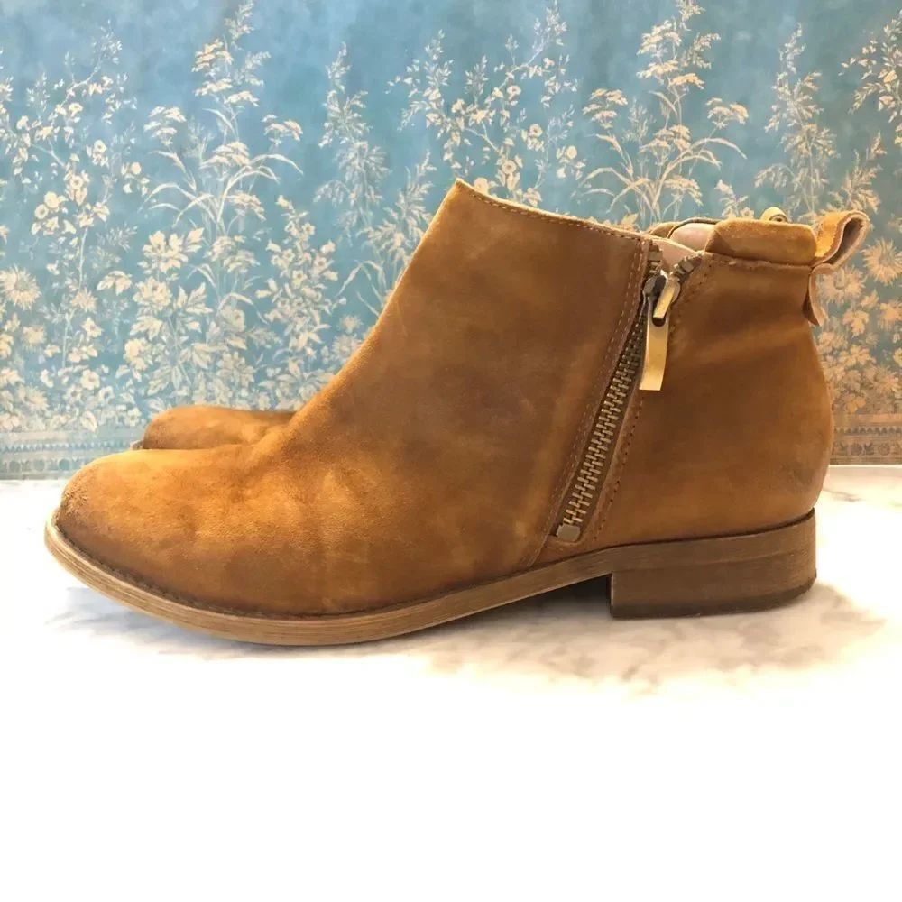 Franco Sarto Keegan Suede Ankle Boots